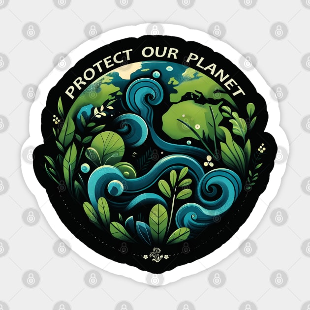 Protect Our Planet Sticker by MakerMind8.2